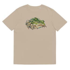 Green Frog Shirt, Unisex Organic T-shirt
