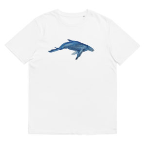Humpback Whale Shirt, Unisex Organic Cotton T-shirt